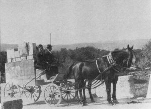 Поштанска кочија Билећа-Требиње 1915 године