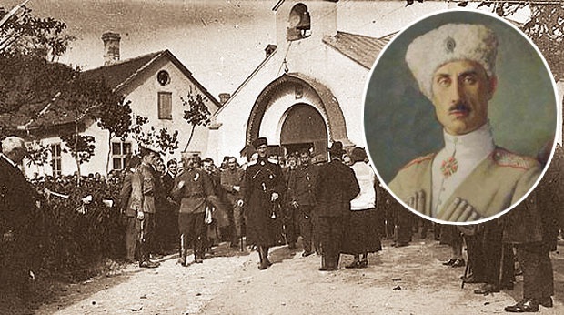 Gen Vrangel Sa Generalim Aispred Ruske Crkve U Bg 1926 Godine