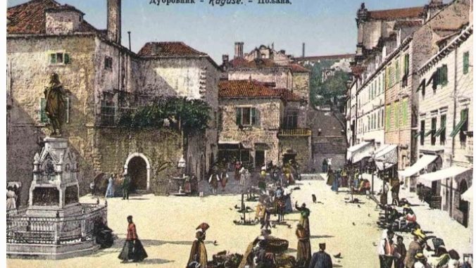 razglednica dubrovnika na cirilici